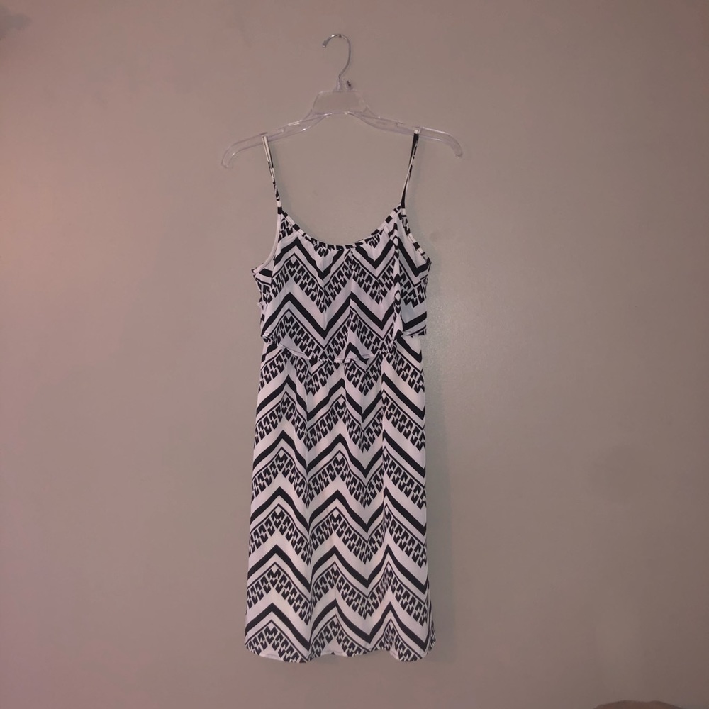 Black and white dress